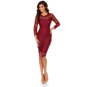 Rochie Noelle Bordo