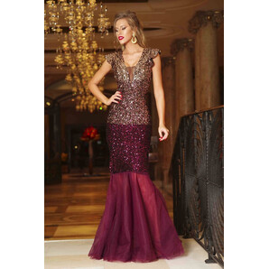 Rochie Dinasty Bordo