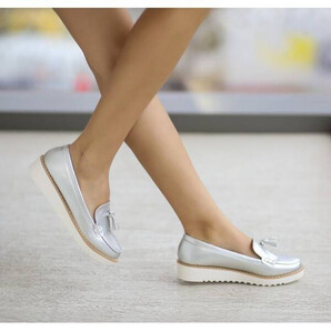 Pantofi Casual Valery Argintii