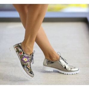 Pantofi Nasty Argintii