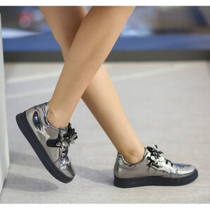 Pantofi Sport Heli Argintii