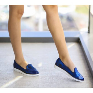 Espadrile Gario Albastre