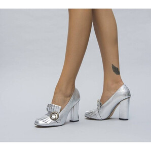 Pantofi Retros Argintii