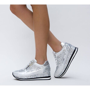 Pantofi Sport Elisium Argintii