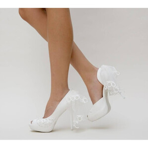 Pantofi Bride Albi