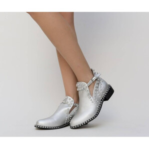 Pantofi Casual Anca Argintii