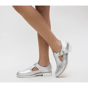 Pantofi Casual Pogas Argintii