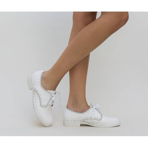 Pantofi Casual Vici Albi