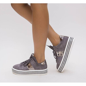 Pantofi Casual Helta Gri