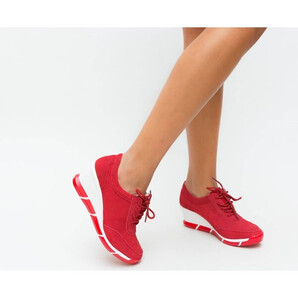 Pantofi Casual Ermisa Rosii