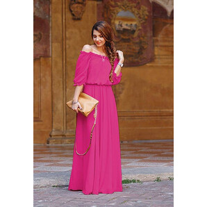 Rochie Voal Kasia Magenta