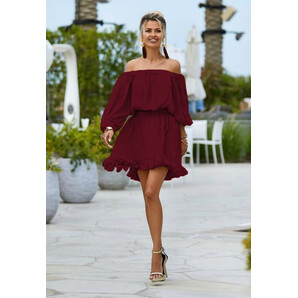 Rochie Voal Tenerife Bordo