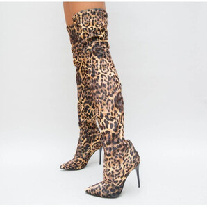 Cizme Nicolette Leopard