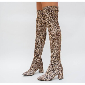 Cizme Melea Leopard