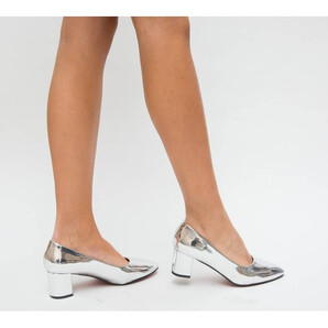 Pantofi Malino Argintii