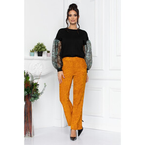 Pantaloni Will Galben Mustar