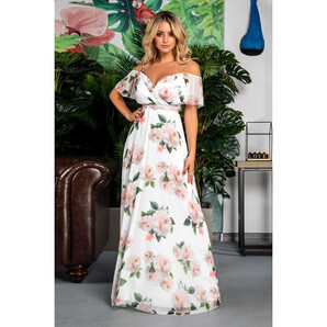 Rochie Althea Alb Floral