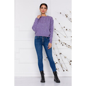 Blugi Gia albastri cu talie inalta