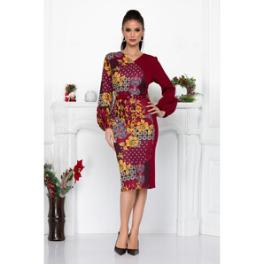 Rochie Emelia Bordo