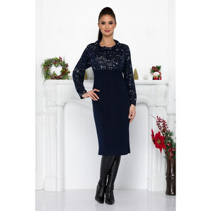 Rochie Joelle Bleumarin