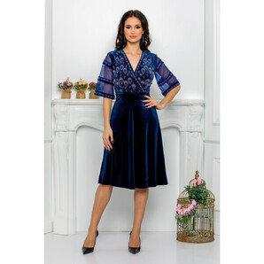 Rochie Leticia Bleumarin