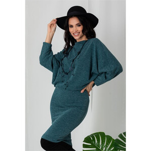 Rochie Madalina verde casual