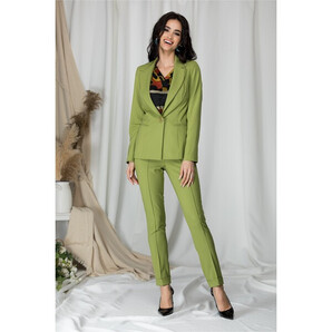 Compleu Leonard Collection verde cu sacou si pantaloni