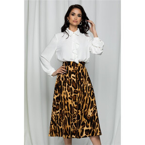 Fusta Angie clos cu animal print