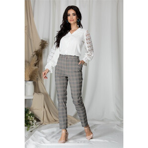 Pantaloni Callie conici in carouri