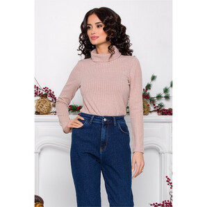 Maleta Roxi bej cu textura striata