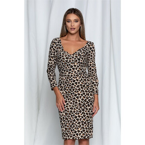 Rochie Moze bej cu animal print