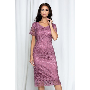 Rochie Sandra lila din dantela