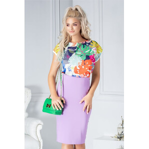 Bluza Simoneta cu imprimeu multicolor