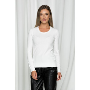 Bluza Samia alba cu aplicatii aurii la spate