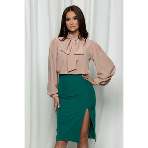 Fusta Dy Fashion verde conica