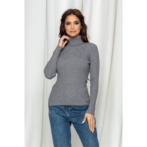 Maleta Mara gri cu insertii din fir lurex