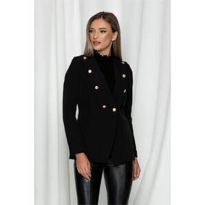 Sacou Moze negru cu nasturi aurii