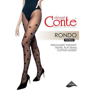 Ciorapi cu buline Conte Elegant Rondo 20 den