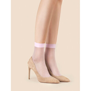 Set 2 perechi sosete lycra roz simple Fiore So Sweet 20 den