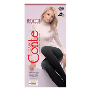 Ciorapi bumbac grosi Conte Elegant Cotton Comfort 450 den