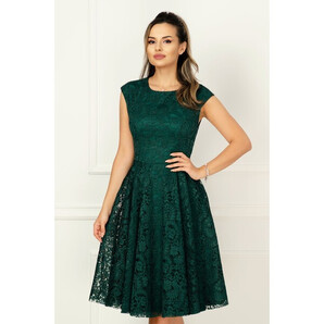 Rochie Effect eleganta verde in clos din dantela