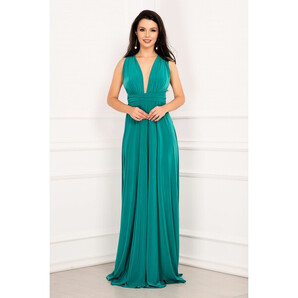 Rochie versatila verde de domnisoara de onoare