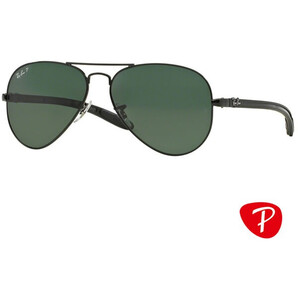 Ochelari de soare barbati Ray-Ban RB8307 002/N5 AVIATOR TM CARBON FIBRE