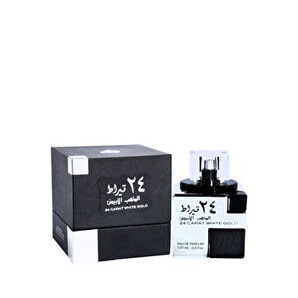 Apa de parfum Lattafa 24 Carat White Gold, 100 ml, pentru barbati