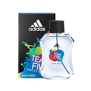 Apa de toaleta Adidas Team Five, 100 ml, pentru barbati