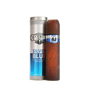 Apa de toaleta Cuba Silver Blue, 100 ml, pentru barbati