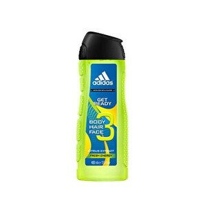 Gel de dus Adidas 3in1 Get Ready!, 400 ml, pentru barbati