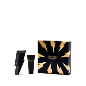 Set cadou Carolina Herrera Bad Boy (Apa de toaleta 100 ml + Gel de dus 100 ml), pentru barbati