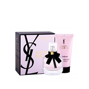 Set cadou Yves Saint Laurent Mon Paris (Apa de parfum, 50 ml + Lotiune de corp, 50 ml), pentru femei