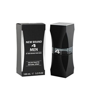 Apa de toaleta New Brand Perfumes 4 Men, 100 ml, pentru barbati